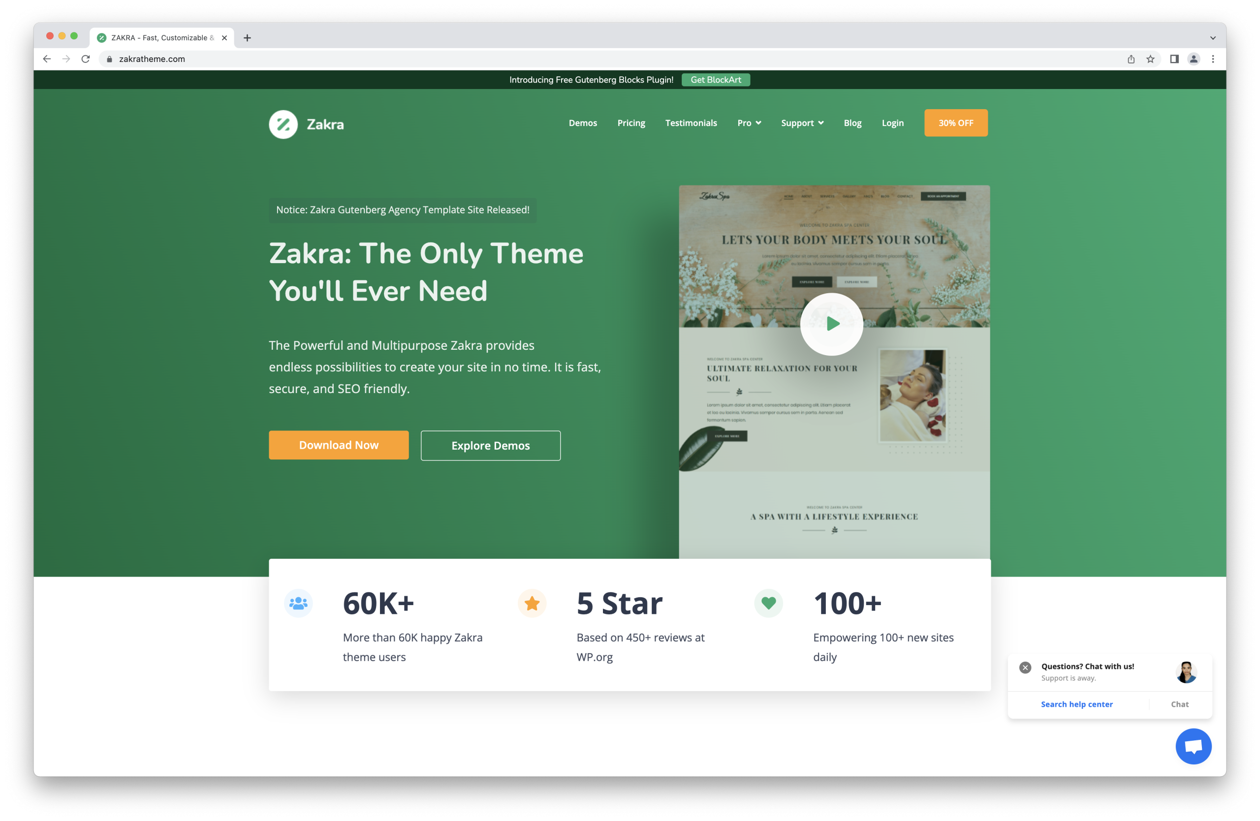 Zakra-Free-WordPress-Theme